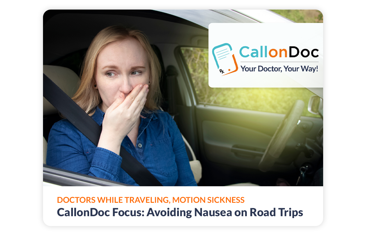 Avoiding Nausea on Road Trips
