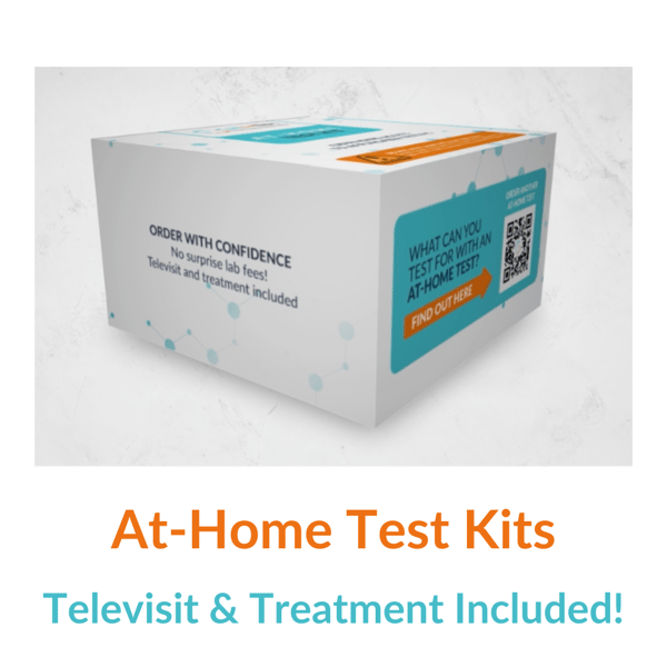 At-Home Test Kits Televisit & Treatment Included!